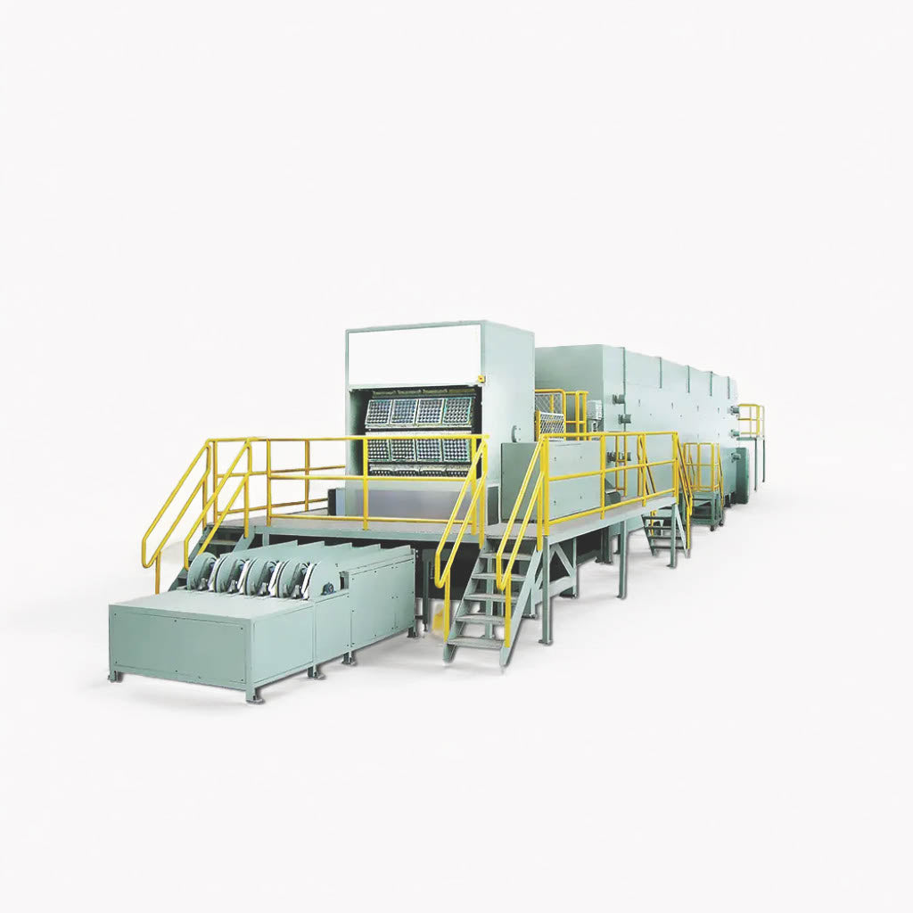 Egg tray line